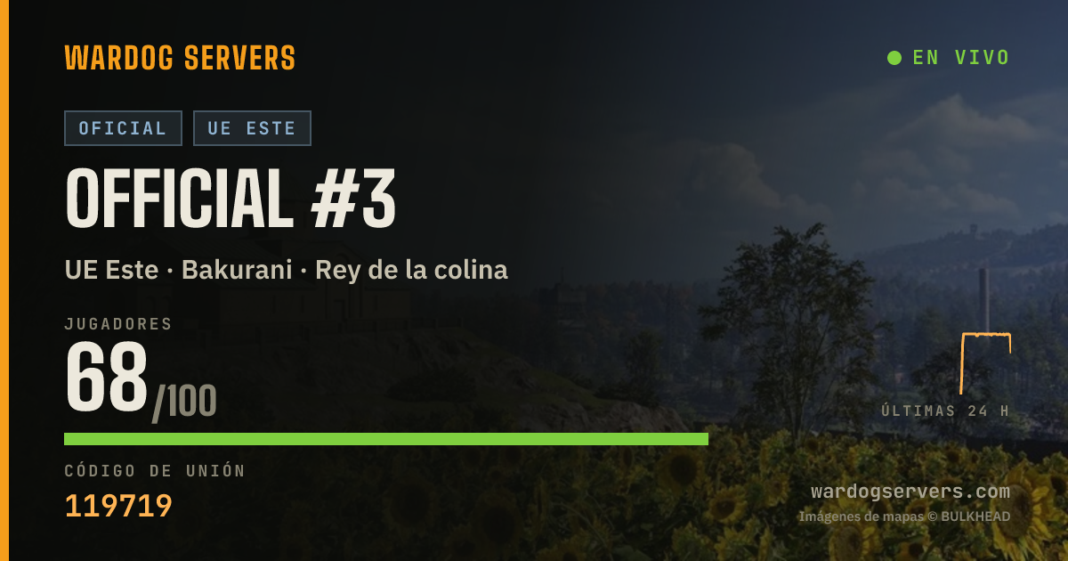 Banner de estado en vivo de Official #3