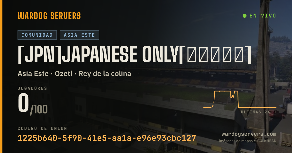 Banner de estado en vivo de [JPN]Japanese Only[日本人のみ]