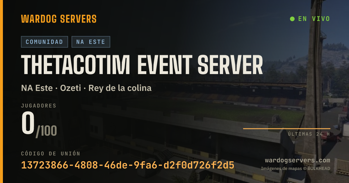 Banner de estado en vivo de TheTacoTim Event Server