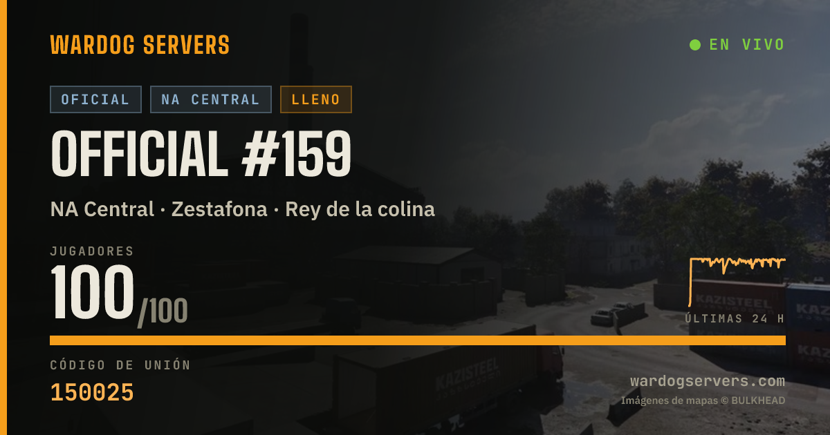 Banner de estado en vivo de Official #159