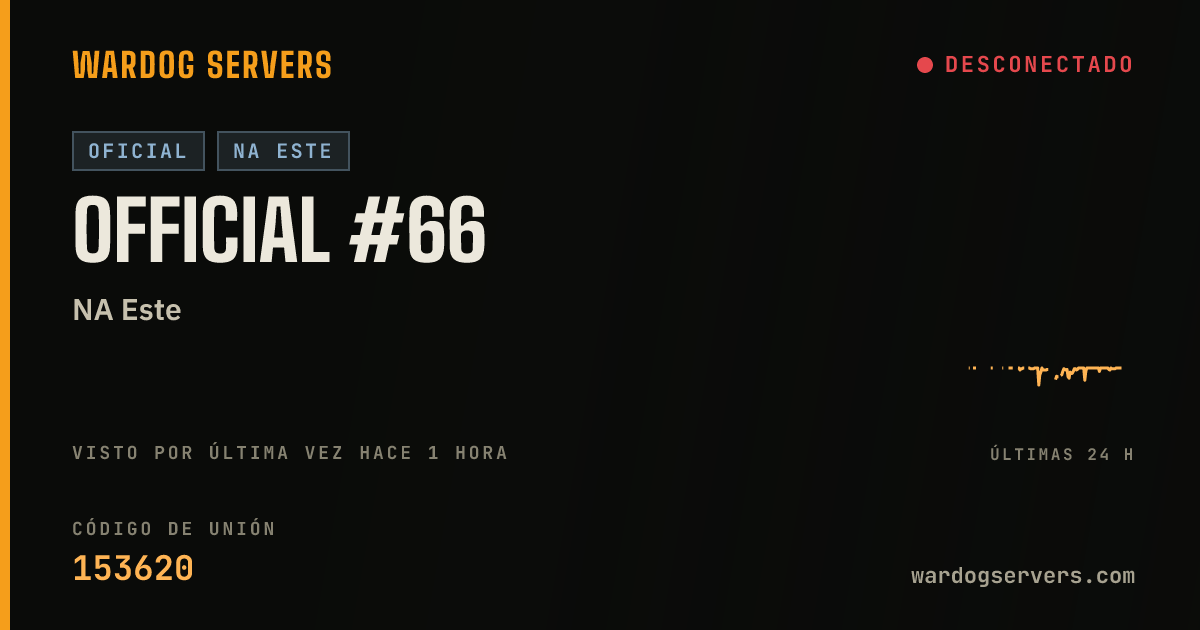 Banner de estado en vivo de Official #66