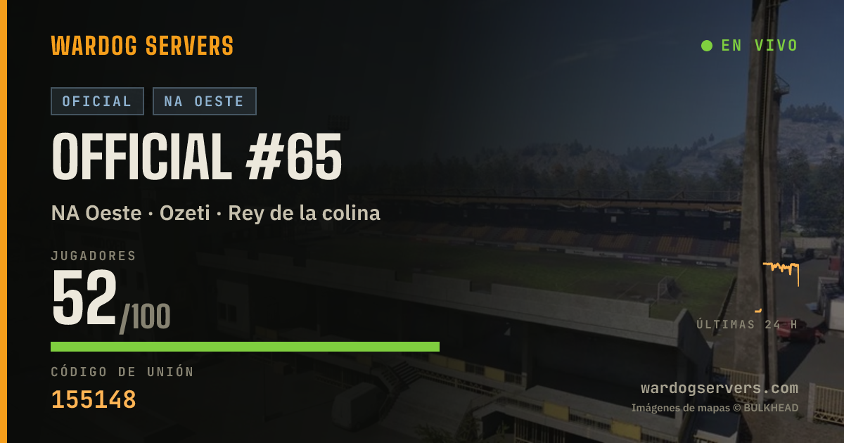 Banner de estado en vivo de Official #65