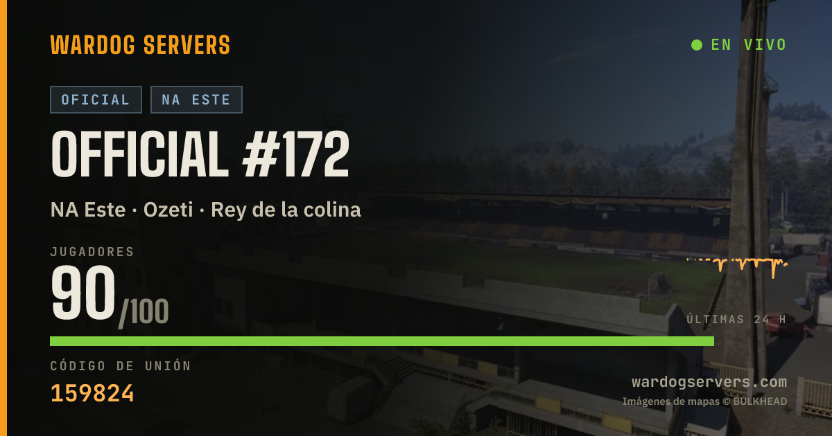 Banner de estado en vivo de Official #172