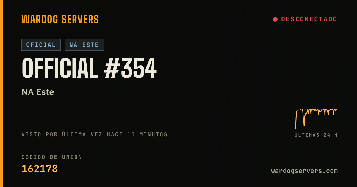 Banner de estado en vivo de Official #354