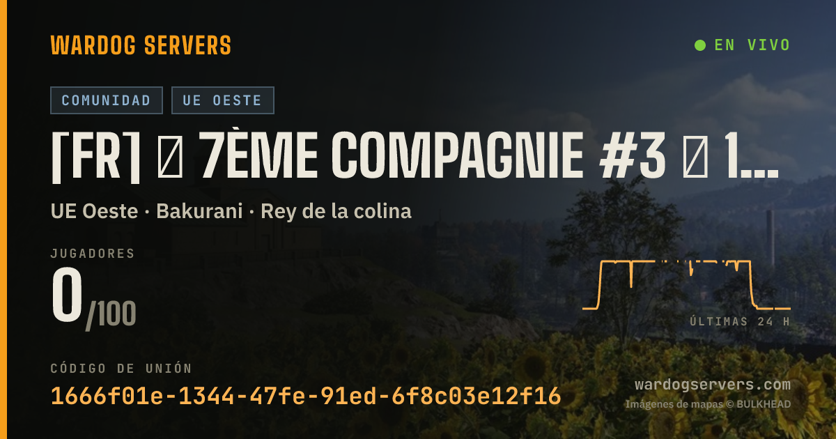 Banner de estado en vivo de [FR] ★ 7ème Compagnie #3 ★ 100% FR - discord.gg/7eCie