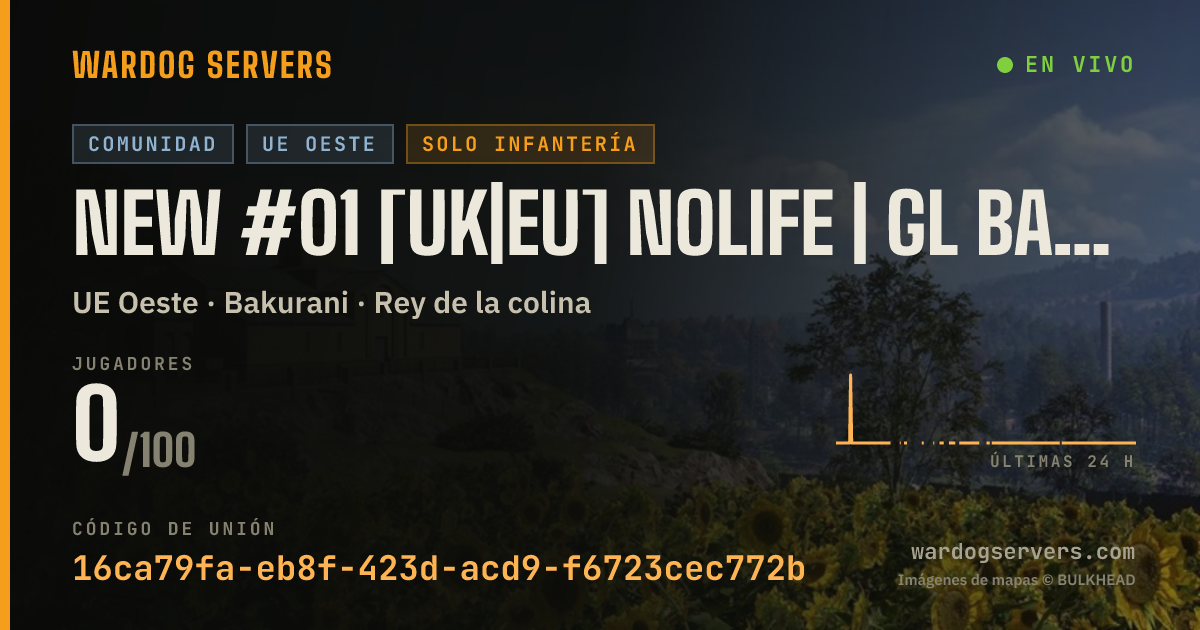 Banner de estado en vivo de NEW #01 [UK|EU] NoLife | GL BANNED | Mode Rotation | CASH + CLAP
