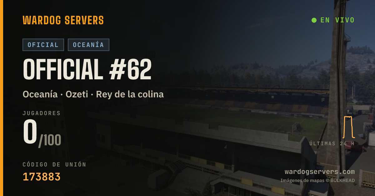 Banner de estado en vivo de Official #62
