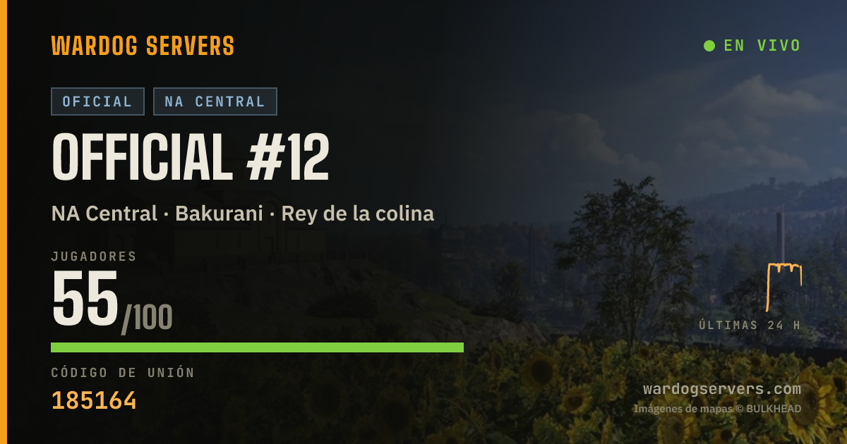 Banner de estado en vivo de Official #12