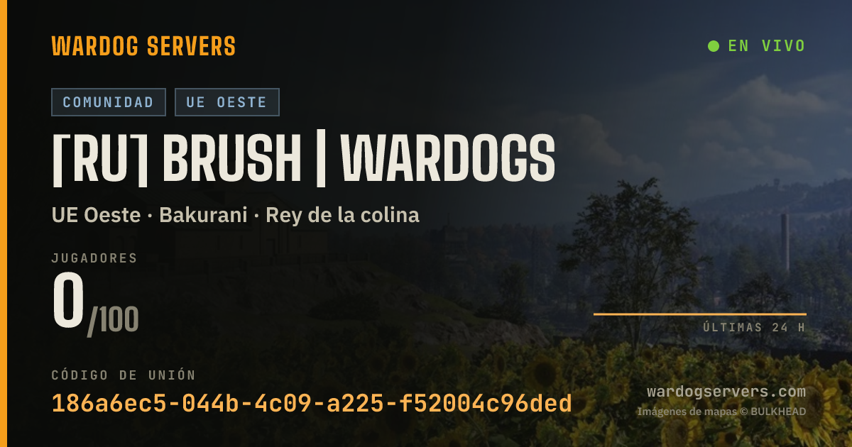 Banner de estado en vivo de [RU] BRUSH | WARDOGS