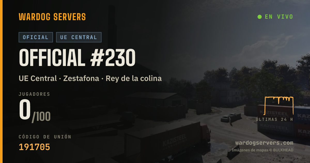 Banner de estado en vivo de Official #230