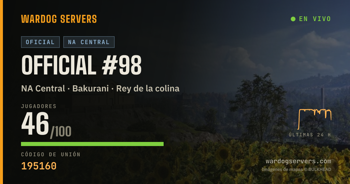 Banner de estado en vivo de Official #98