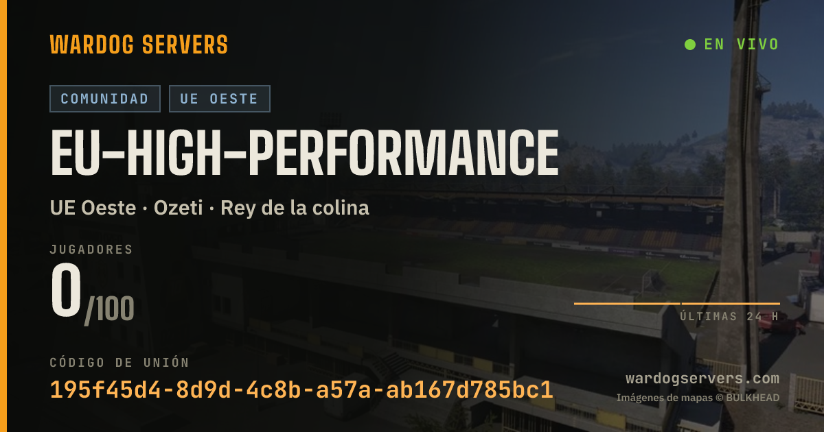 Banner de estado en vivo de EU-high-performance