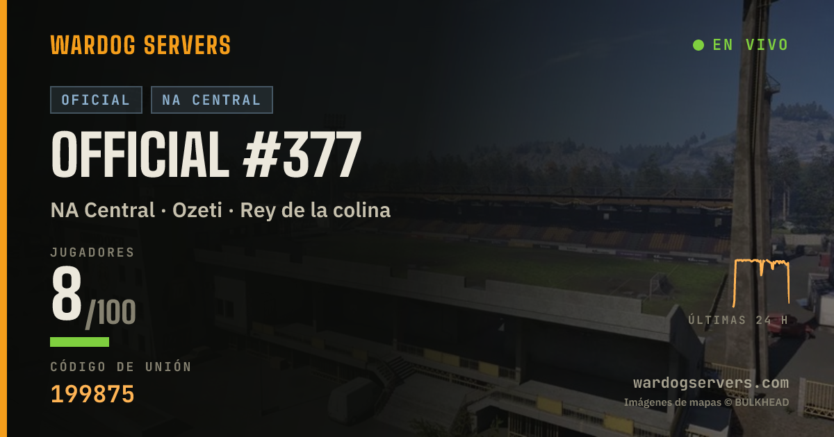 Banner de estado en vivo de Official #377