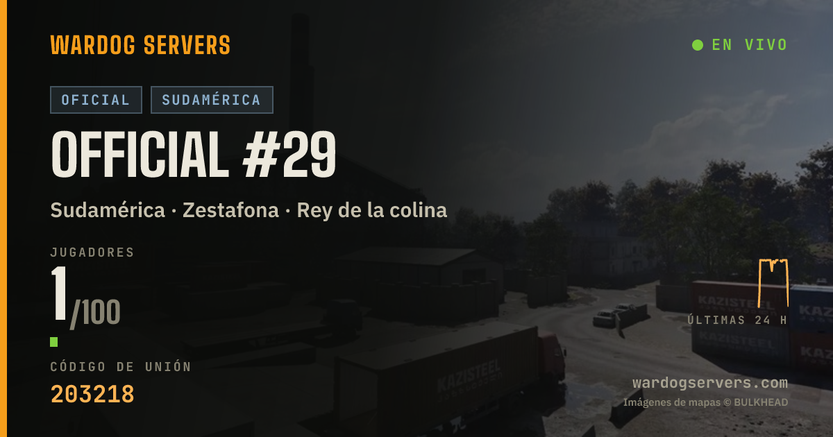 Banner de estado en vivo de Official #29