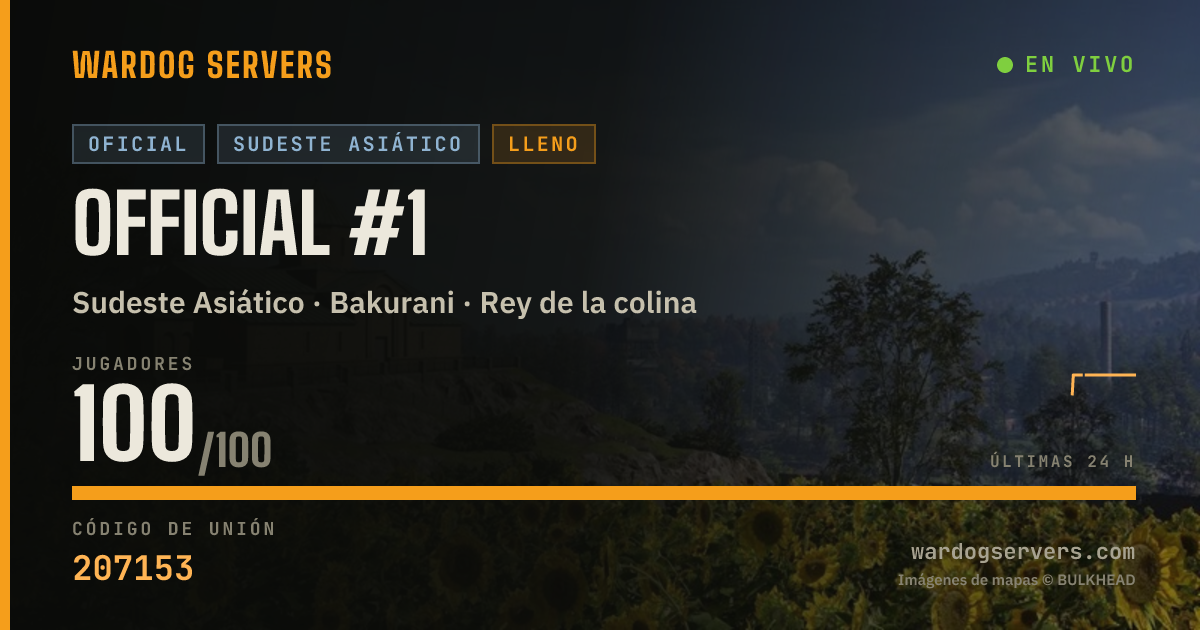 Banner de estado en vivo de Official #1