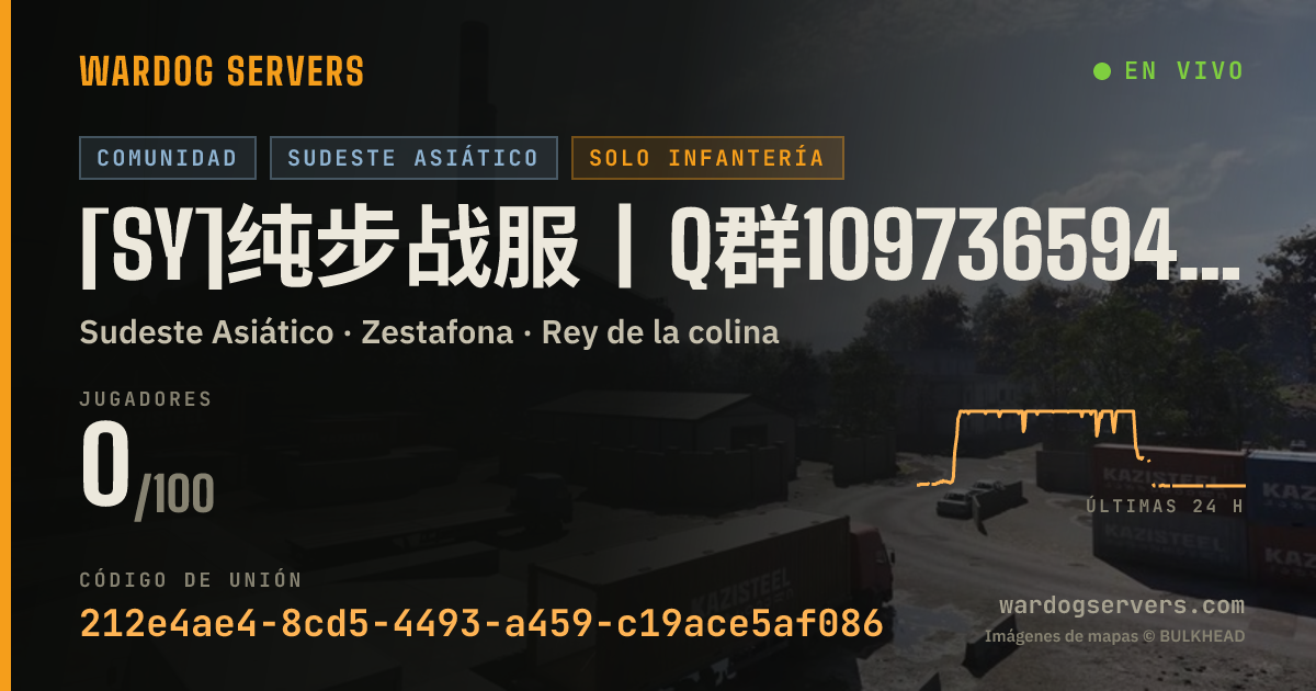 Banner de estado en vivo de [SY]纯步战服丨Q群1097365945丨禁攻击型载具 狙 FAL 禁手持机枪丨人工在线查挂