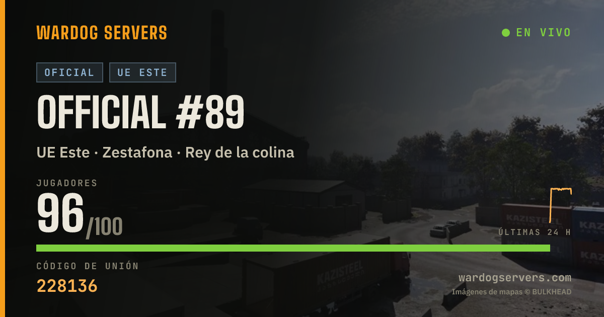 Banner de estado en vivo de Official #89