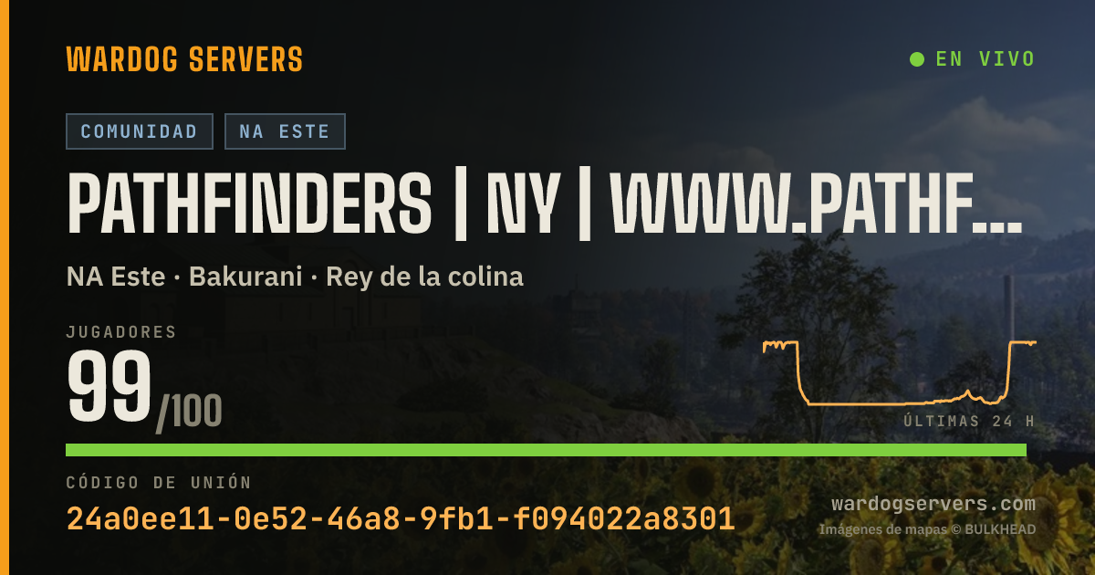 Banner de estado en vivo de Pathfinders | NY | www.pathfindershq.org