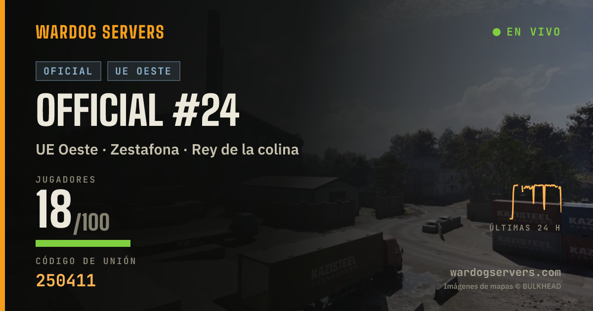 Banner de estado en vivo de Official #24