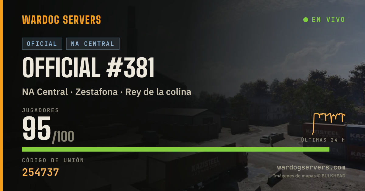 Banner de estado en vivo de Official #381