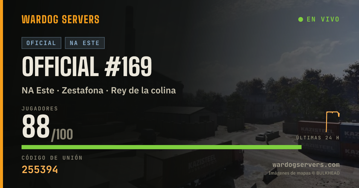 Banner de estado en vivo de Official #169