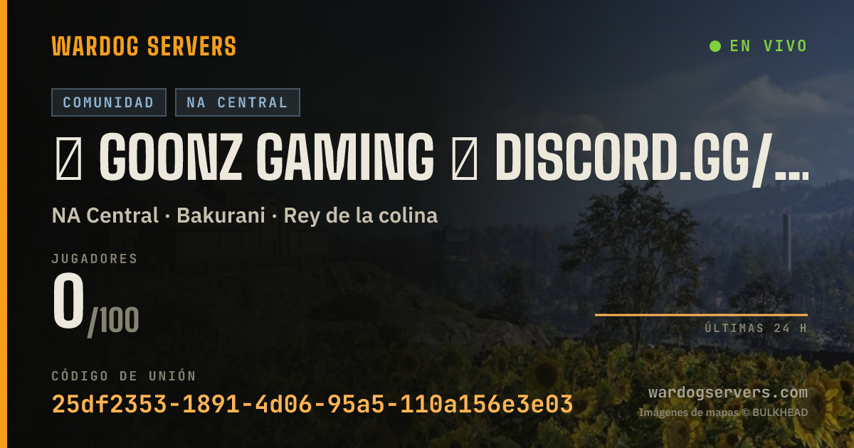 Banner de estado en vivo de ★ GOONZ GAMING ★ DISCORD.GG/GOONZGAMING ★
