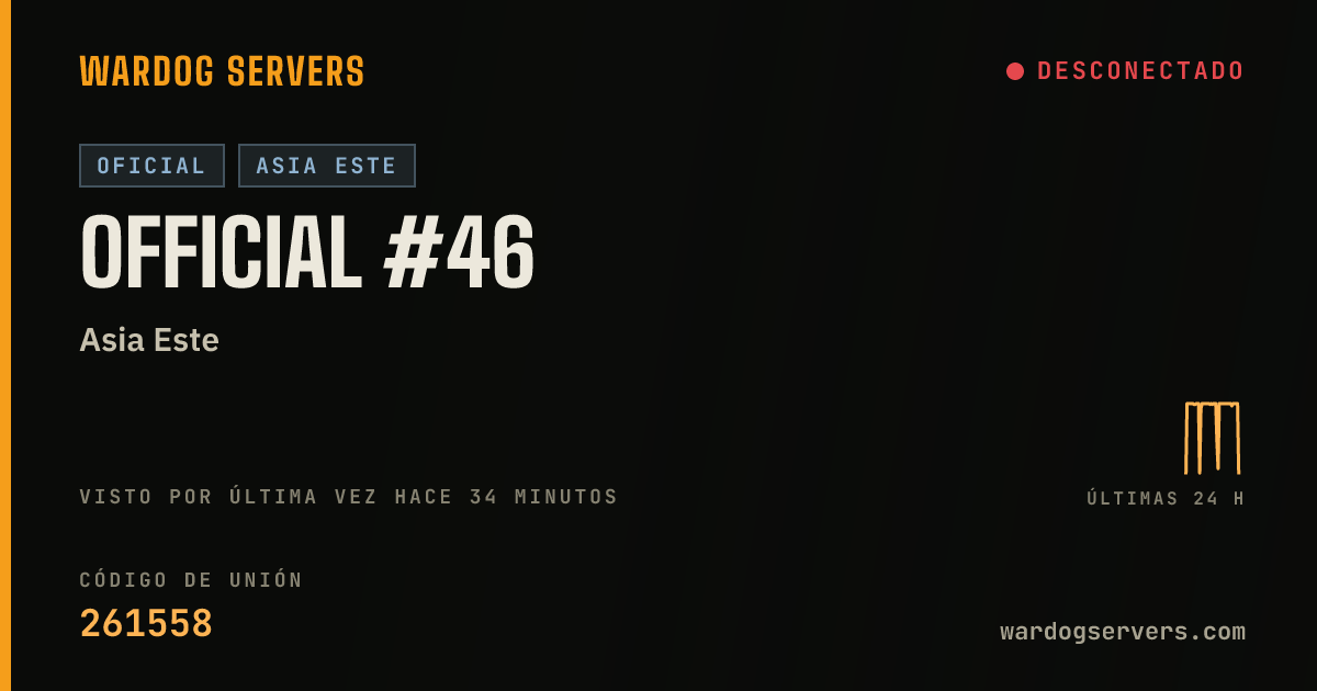 Banner de estado en vivo de Official #46