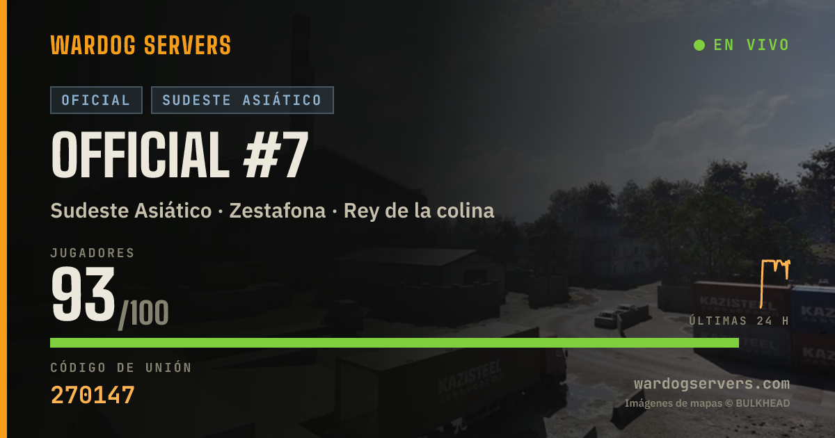 Banner de estado en vivo de Official #7