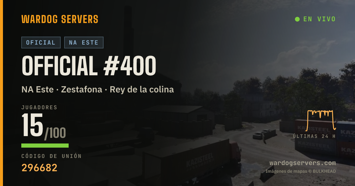 Banner de estado en vivo de Official #400