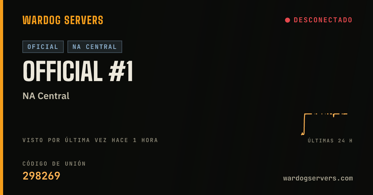 Banner de estado en vivo de Official #1