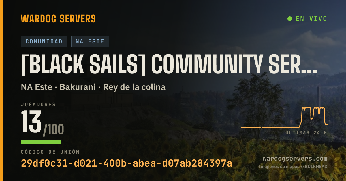 Banner de estado en vivo de [Black Sails] Community Server NA East #1