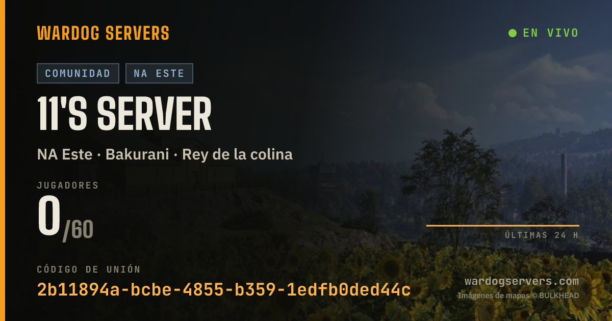 Banner de estado en vivo de 11's server
