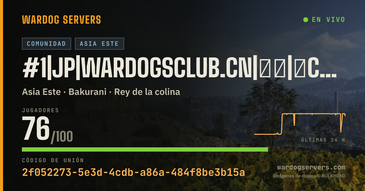 Banner de estado en vivo de #1|JP|WardogsClub.CN|标准|【Club社区】|Oopz:008116|QQ群1102650986
