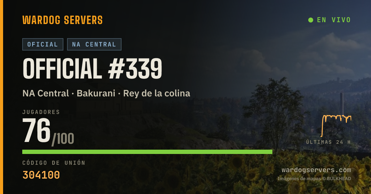 Banner de estado en vivo de Official #339