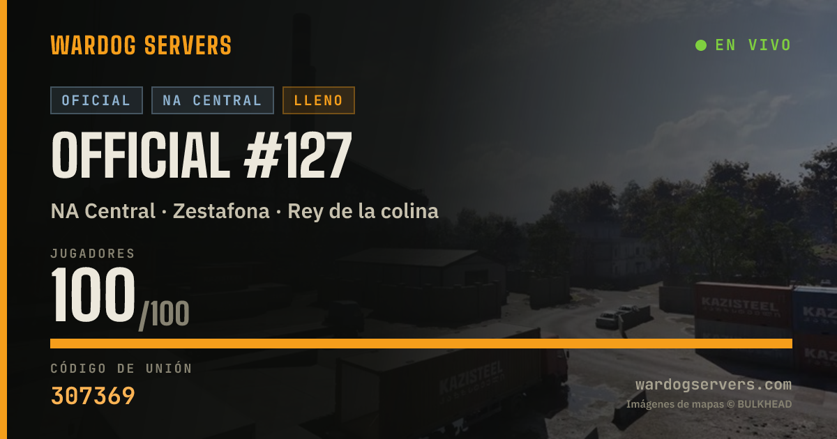 Banner de estado en vivo de Official #127