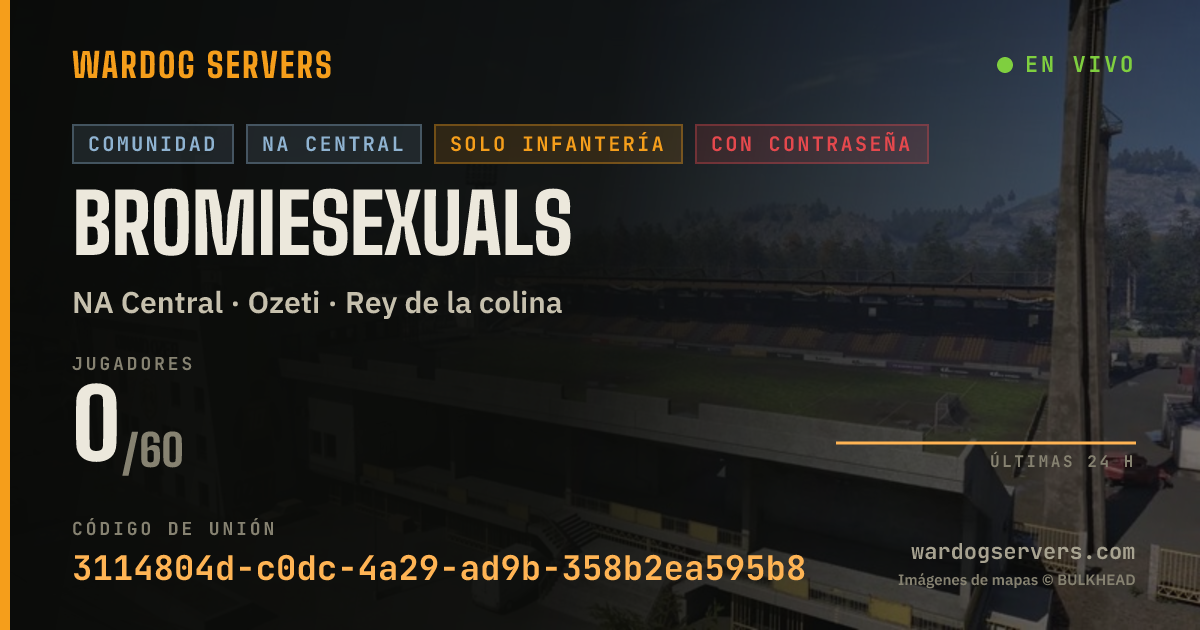 Banner de estado en vivo de Bromiesexuals