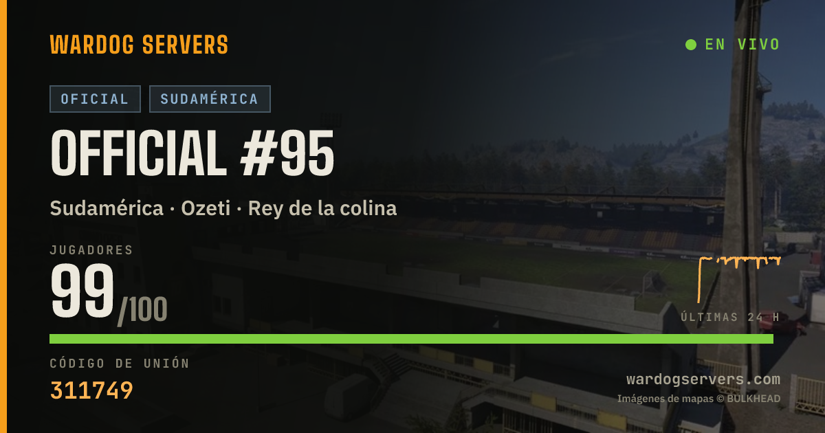 Banner de estado en vivo de Official #95