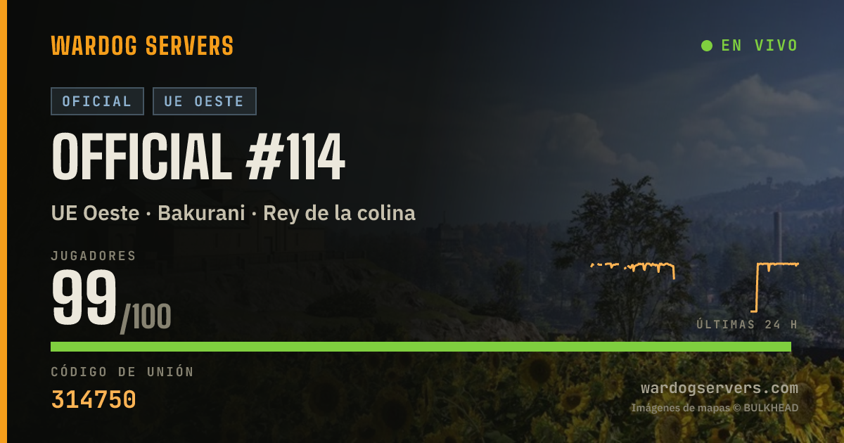 Banner de estado en vivo de Official #114