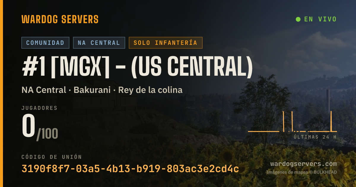Banner de estado en vivo de #1 [MGX] - (US Central)
