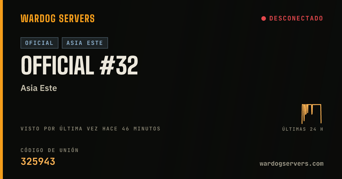 Banner de estado en vivo de Official #32