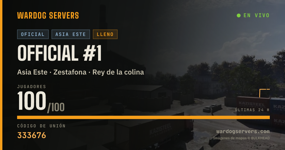 Banner de estado en vivo de Official #1