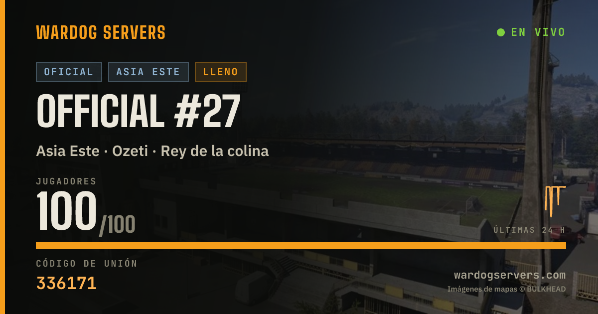 Banner de estado en vivo de Official #27