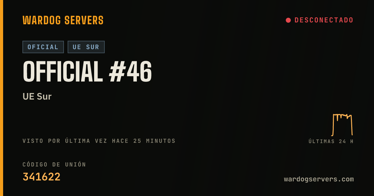 Banner de estado en vivo de Official #46