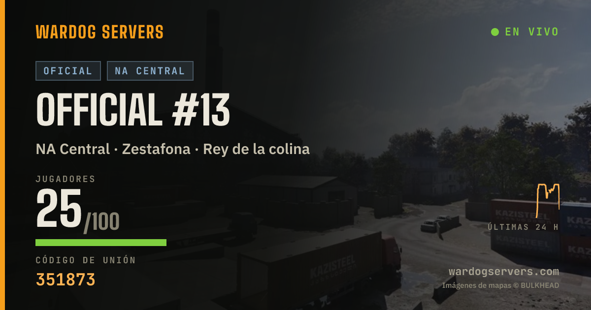 Banner de estado en vivo de Official #13
