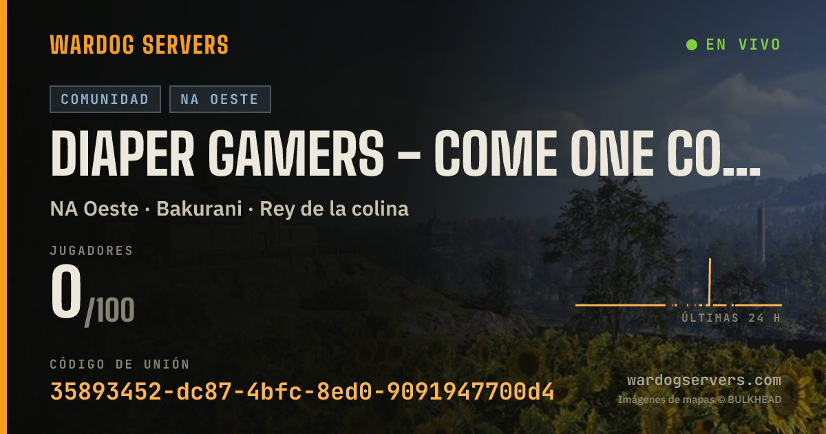 Banner de estado en vivo de DIAPER GAMERS - COME ONE COME ALL - NA WEST