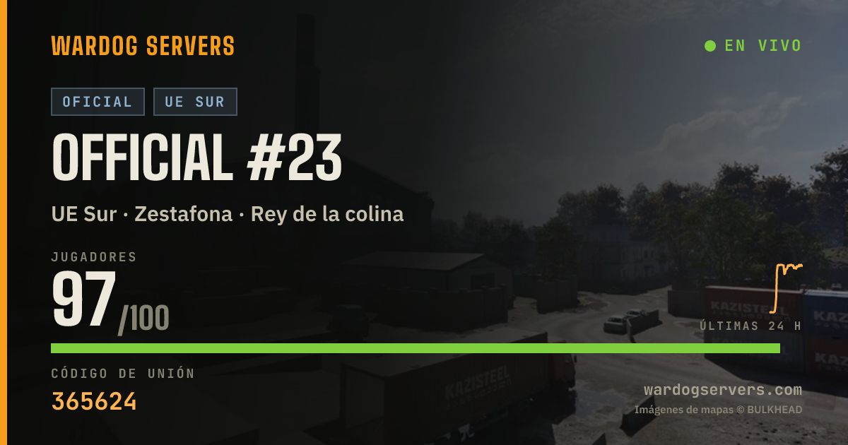 Banner de estado en vivo de Official #23