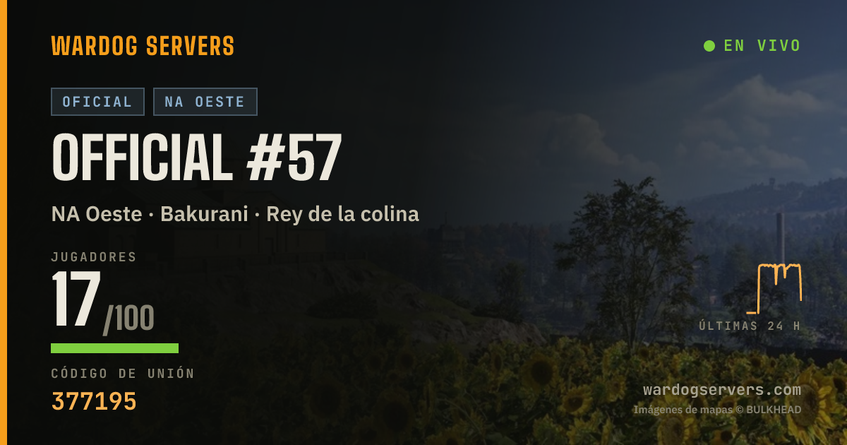 Banner de estado en vivo de Official #57