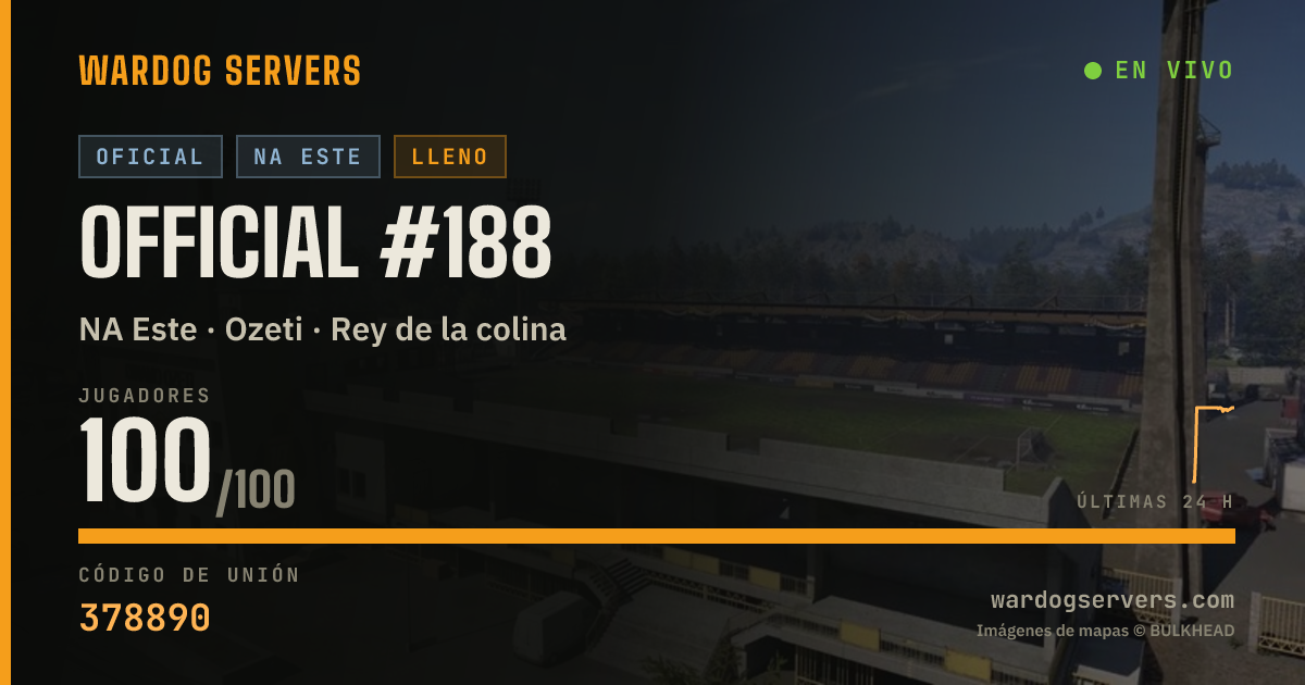 Banner de estado en vivo de Official #188