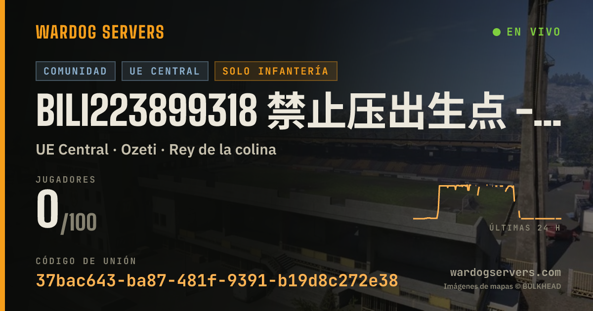 Banner de estado en vivo de Bili223899318 禁止压出生点 - No Spawn Camping