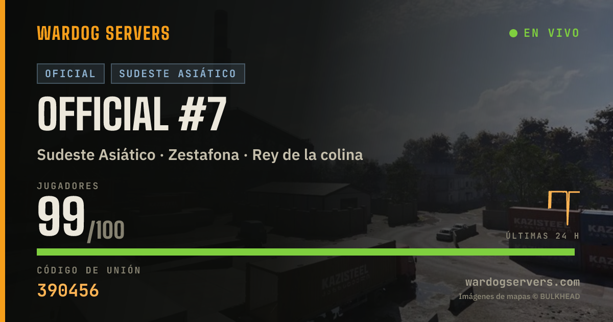 Banner de estado en vivo de Official #7